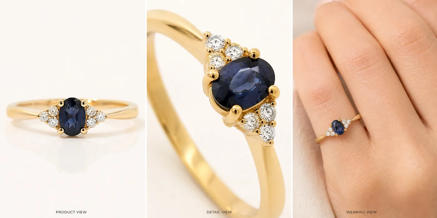 Jewelry Product Photography With AI: Shine, Scale, and Wearing Shots
